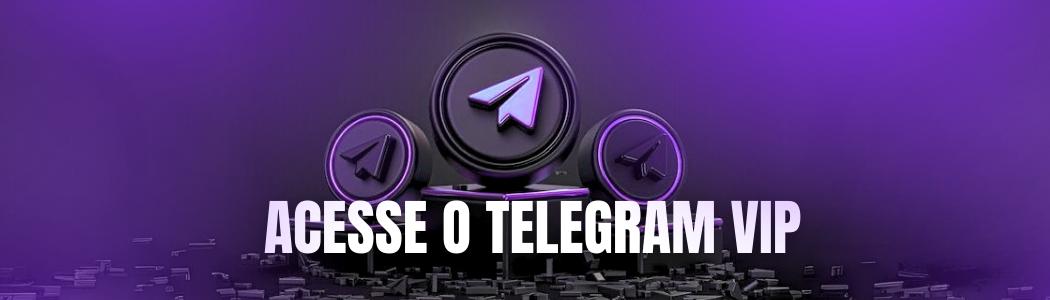 Acesse o Telegram VIP - Banner promocional